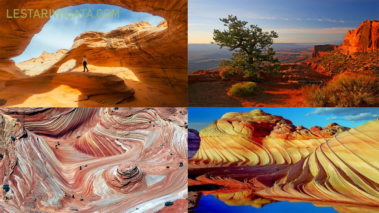 The Wave, sebuah lanskap perbukitan bergaris yang memesona dan menjadi incaran para fotografer